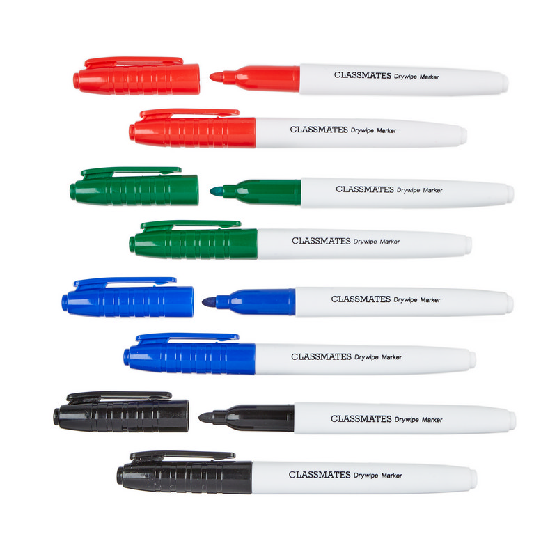 Classmates Dry-wipe Marker Pens - Assorted - Pack of 144