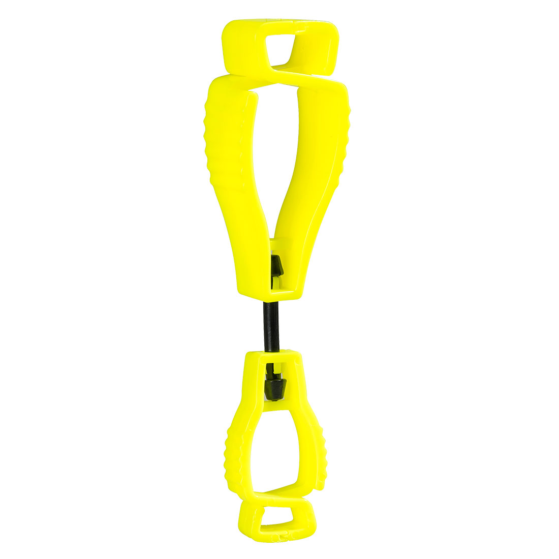 Glove Clip Metal Free  (Pk40) Yellow