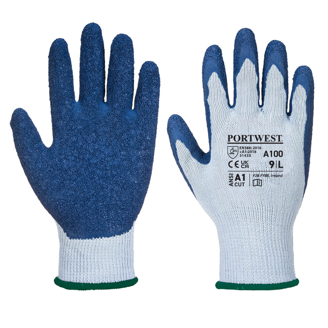 Grip Glove Grey/Blue LR