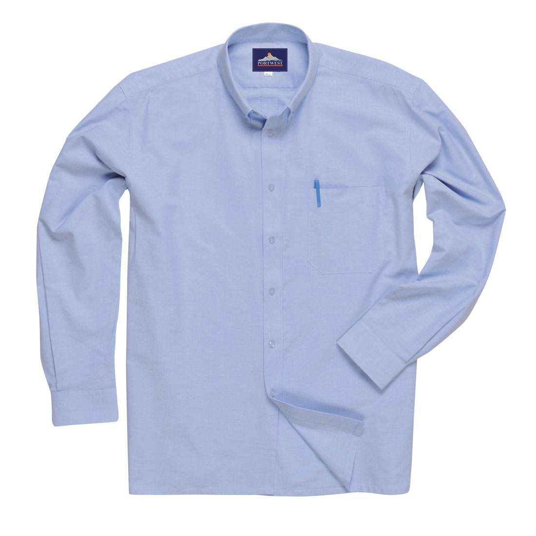 Easycare Oxford Shirt  L/S Blue XXL