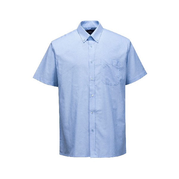 Easycare Oxford Shirt  S/S Blue M