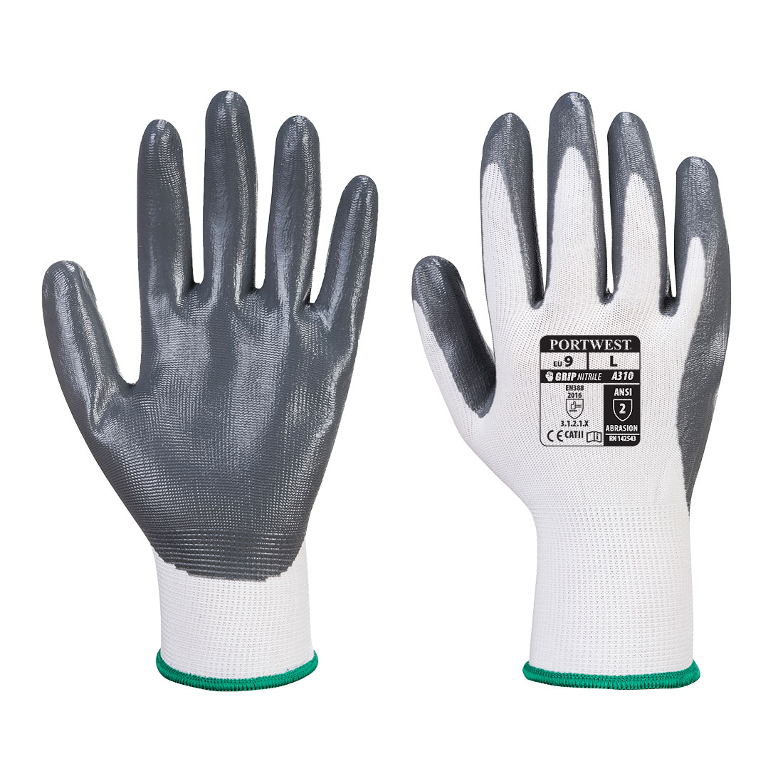 Vending Flexo Grip Glove White/Grey S